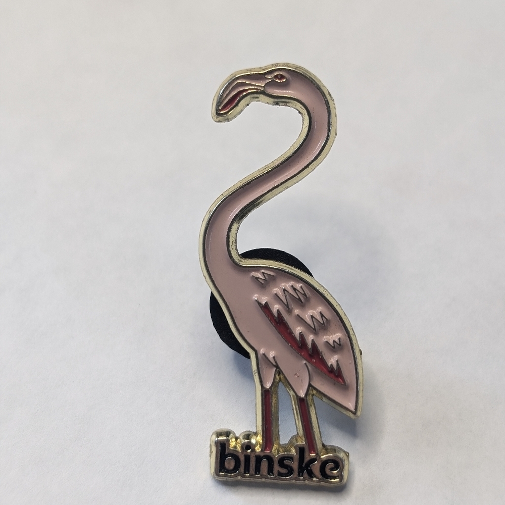 Binske Cannabis Flamingo Pin
